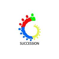 succession icon vector design templates