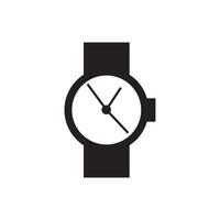 watch and clock time icon vector design template