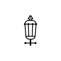 garden lamp icon vector design templates simple