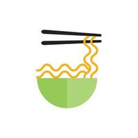 noodles icon design vector templates