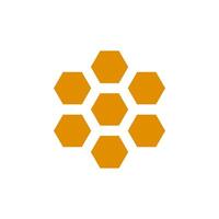 honey comb icon vector design template