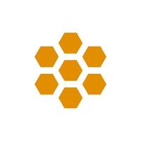 honey comb icon vector design template