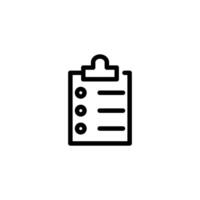 clipboard icon vector design template