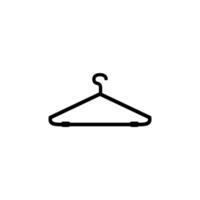 clothes hanger icon vector design template