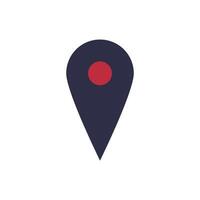 location  map pin icon vector design template