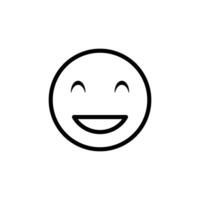 emoji stupid of smile icon vector design template