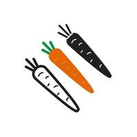 carrot icon design vector templates