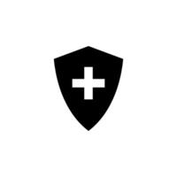 Protection shield Icon Vector Design Template