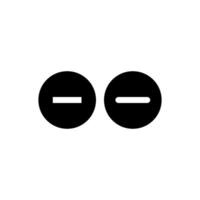 minimize icon vector design template simple