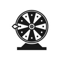 fortune spinning wheel icon vector design template