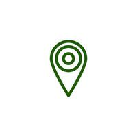 location  map pin icon vector design template