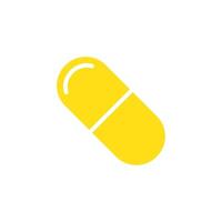 capsule and pil icon vector design template