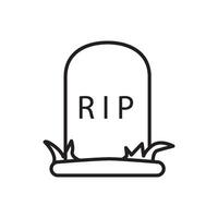 tombstone, gravestone, headstone, stone, tomb vector design template