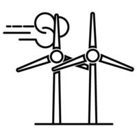 turbine  icon vector design templates