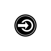 login icon vector design templates simple