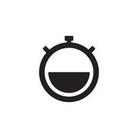 watch stop  icon vector design template