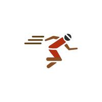 running icon design vector templates