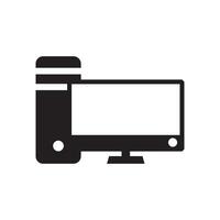 monitor  icon vector design template