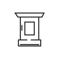 podium icon vector design template