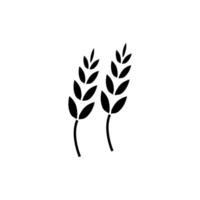 wheat icon vector design templates