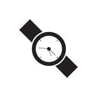 watch and clock time icon vector design template