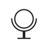 mirror icon vector design template