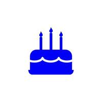 birthday cake icon vector design templates