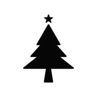 Christmas spruce pine icon vector design template