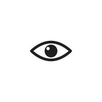 eye icon vector design template