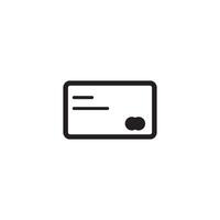 credit card icon vector design template