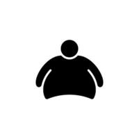 obesity icon vector design templates