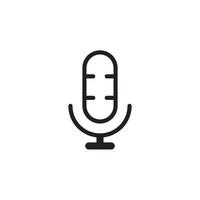 microphone icon vector design templates