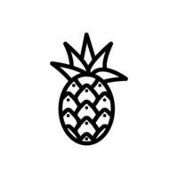 piña icono diseño plantillas sencillo vector