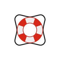 lifebuoy icon vector design template