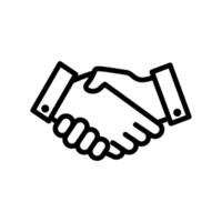 shake hands icon vector design template