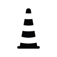 SAFETY CONE  icon vector design templates