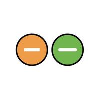 minimize icon vector design template simple