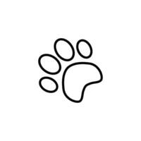 paw icon vector design template