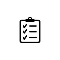 clipboard icon vector design template