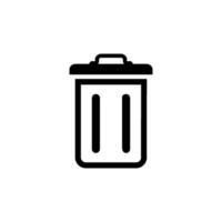 trash icon vector design templates