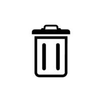 trash icon vector design templates