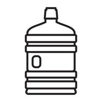galones y botella icono vector diseño modelo
