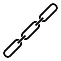 cadena enlace icono vector diseño modelo