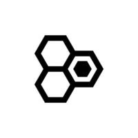 honey comb icon vector design template