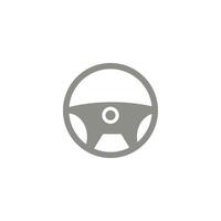 steering wheel icon vector design template