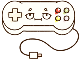 Gamecontroller-Kreidezeichnung png