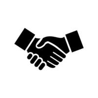 shake hands icon vector design template