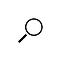 magnifying glass icon vector design template