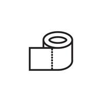 toilet tissue icon vector design templates