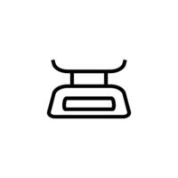digital scales icon vector design templates simple